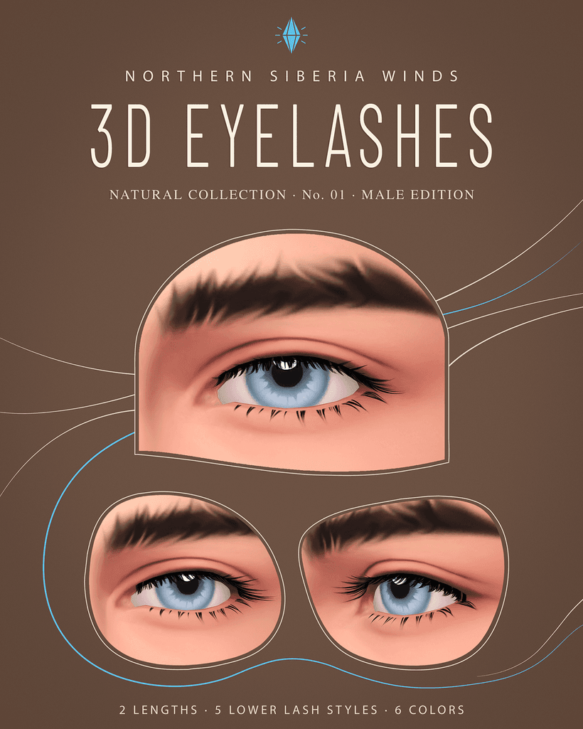 Галерея мода Ресницы Natural 3D eyelashes collection #1